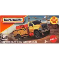 Matchbox: Camionetă GMC 3500 Utility Truck din metal, scara 1/64, cu cutie de carton - Mattel