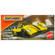 Matchbox: Radical SR3 XXR mașinuță galbenă în cutie de carton 1/64 – Mattel