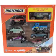 Matchbox: Set de 8 mașinuțe cu automobil exclusiv GHE-O Rescue - Mattel