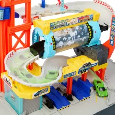 Matchbox: Set de pistă de spălătorie auto Spin Cyclone – Mattel imaginea 4