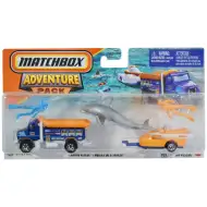 Matchbox: Set mașinuță Rapids Rescue cu remorcă 1/64 - Mattel