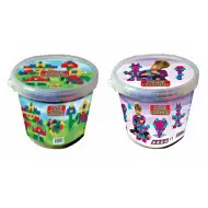 Maxi Blocks cu găleată - cuburi pentru construcţii 32 piese - D. Toys