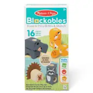 Melissa &amp; Doug: Blockables - Set de joacă din lemn cu animale de pădure - Spin Master