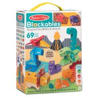 Melissa &amp; Doug Blockables set de construit cu dinozauri, 69 de piese