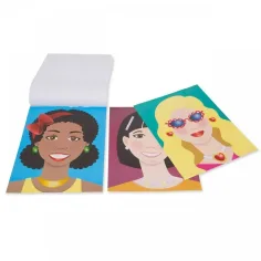 Melissa & Doug: Set creativ cu autocolante pentru a crea fețe imaginea 2