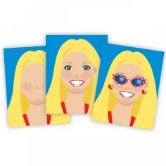 Melissa & Doug: Set creativ cu autocolante pentru a crea fețe imaginea 3