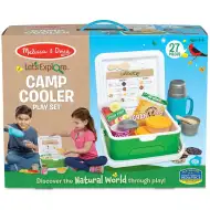 Melissa &amp; Doug: Set de joacă cu geantă frigorifică, alimente și accesorii