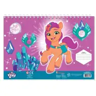 Micul meu ponei caiet de schițe creativ de colorat cu autocolante și șablon în mai multe variante