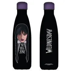 Wednesday: No Hug sticlă de apă vacuum din oțel inoxidabil 500ml imaginea 2