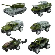 Militar: Vehicule militare în diverse variante 1/55 1buc.