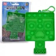 Minecraft Bubblers Mini Pop-it surpriză breloc 1buc