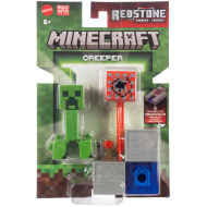 Minecraft: Figurină Creeper cu accesoriu lansator de TNT - Mattel