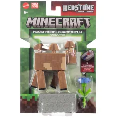 Minecraft: Figurină Mooshroom cu accesorii - Mattel