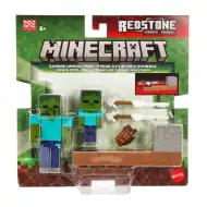 Minecraft: Figurină de acțiune Zombie cu capcană săgeată - Mattel
