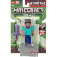 Minecraft: Figurină de joc Steve cu accesorii - Mattel