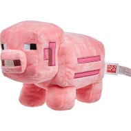 Minecraft: Figurină de pluș porc - Mattel