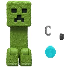 Minecraft: Un film Minecraft cu figurina de acțiune Creeper și accesorii - Mattel imaginea 3