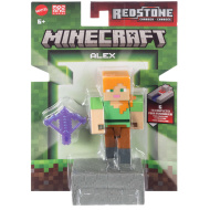 Minecraft: figurină Alex cu accesorii - Mattel