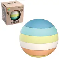 Minge 6 bucăți joc de construit turnuri 12cm