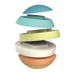 Minge 6 bucăți joc de construit turnuri 12cm imaginea 3