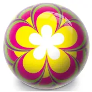 Minge de cauciuc Bio Ball Flower 22cm - Mondo Toys