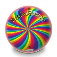 Minge de cauciuc Rainbow Bioball 23cm - Mondo Toys