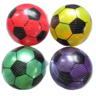 Minge de cauciuc cu model de fotbal de 23 cm, disponibil în mai multe culori