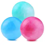 Minge de cauciuc cu model de marmură în mai multe variante, 23 cm.