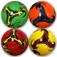 Minge de fotbal din piele în diverse culori și modele, 23cm