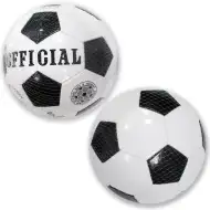 Minge de fotbal tradițională din piele de 23cm