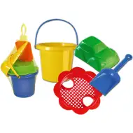 Set mini de nisip, 4 piese - D. Toys