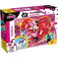 Minnie Mouse 2 în 1 puzzle de 108 piese și carte de colorat 70x50cm - Lisciani