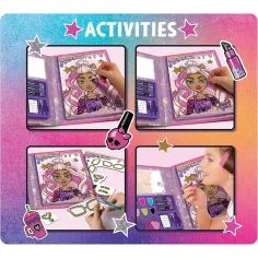 Monster High: Carte de activități cu machiaj și colorat, 44 de pagini - Lisciani imaginea 3