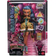 Monster High: O Zi de Naștere Înfricoșător de Dulce – Păpușa Cleo De Nile cu balon și cadou – Mattel