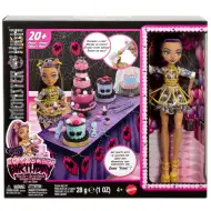 Monster High: Scary Sweet Birthday – Set de joacă cu păpușa Clawdeen Wolf care decorează tortul - Mattel