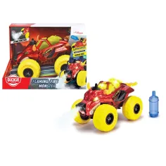 Monster truck în formă de cap de taur în flăcări, cu lumină și sunet - Dickie Toys