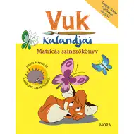 Móra: Dargay Attila și Fekete István - Aventurile lui Vuk carte de colorat cu autocolante