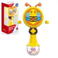 Music World: Tobă cu bile și albine 17cm