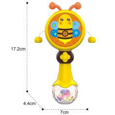 Music World: Tobă cu bile și albine 17cm imaginea 2