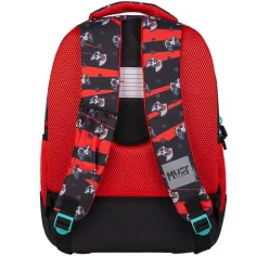 Must... Gamer rucsac școlar cu colțuri rotunjite, cu 3 compartimente, 32x18x43cm imaginea 2