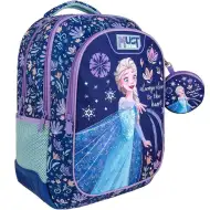 Must... Ghiozdan școlar rotunjit cu 3 compartimente Frozen, rucsac 32x18x43cm
