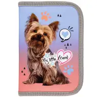 My Little Friend - Penar extensibil cu model Grey Yorkie 21x14x3,5cm