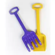 Lopată mare cu greblă