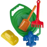 Set de nisip mare cu sită - D. Toys