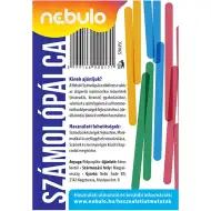Nebulo: Bețișoare colorate pentru numărat, set de 40 bucăți