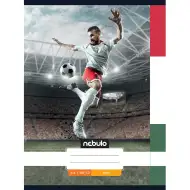 Nebulo: Caiet A/4 80-32 file, capsat, model fotbal HUN