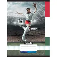 Nebulo: Caiet A4 cu carouri, capsat, cu model fotbal HUN 87-32