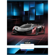 Nebulo: Caiet capsat pătrățat cu model de mașină sport 87-32 A/4