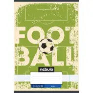 Nebulo: Caiet capsat simplu A5, 20-32 pagini, model cool - Fotbal