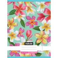 Nebulo: Caiet capsat simplu cu model romantic floral, 80-32 A/4